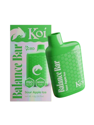 CBDBalanceBar-SourApple__31154 Koi Balance Bar CBD Vape - Sour Apple Ice