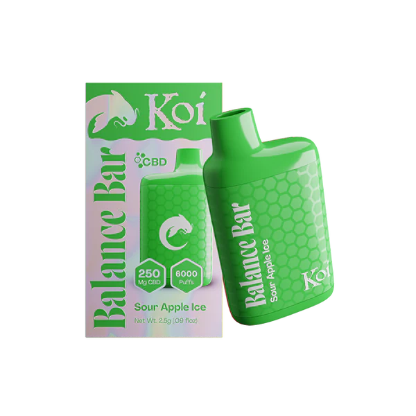 CBDBalanceBar-SourApple__31154 Koi Balance Bar CBD Vape - Sour Apple Ice
