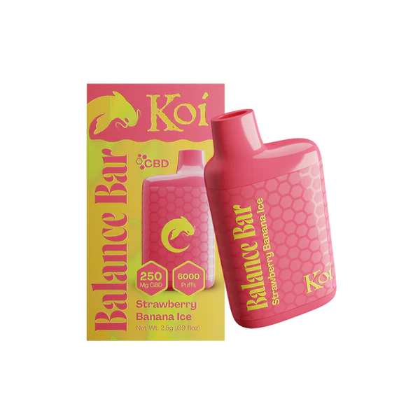 Koi Balance Bar CBD Vape - Strawberry Banana Ice