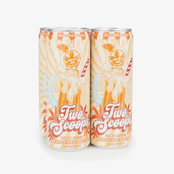 Foundry Nation Two Scoops - Orange Dream Float - 10mg D9