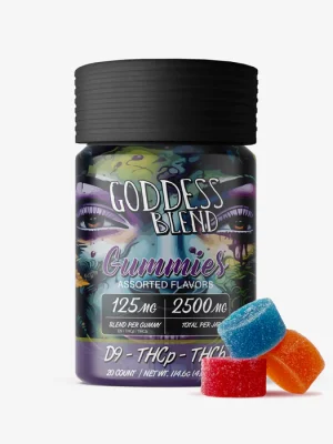 Delta 9 THC Gummies - 125mg - Assorted 20ct - Goddess Blend