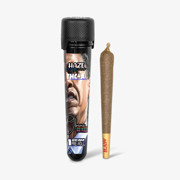 THC-A Flower / Obama Runtz / 1g Preroll / Haze Exotics