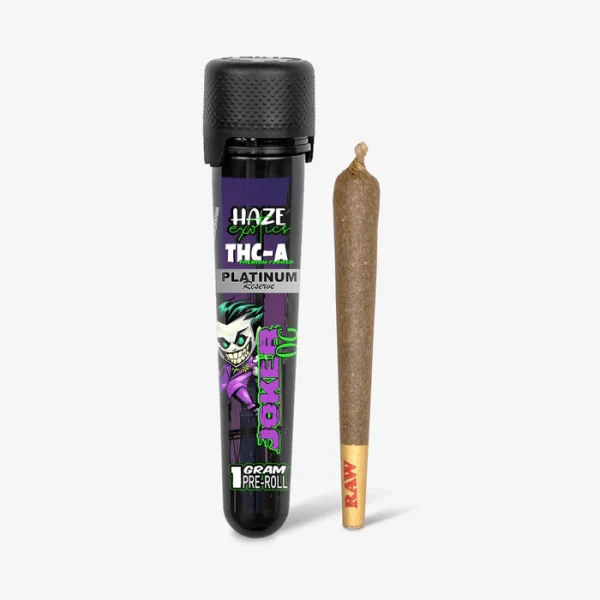 THC-A Flower / Joker OG / 1g Preroll / Haze Exotics Platinum Reserve