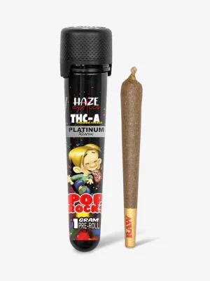 THC-A Flower / Pop Rocks / 1g Preroll / Haze Exotics Platinum Reserve