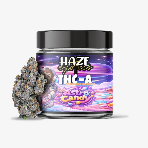 THC-A Flower / Astro Candy / 3.5g Jar / Haze Exotics