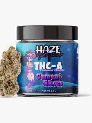 THC-A Flower / Cement Shoes / 3.5g Jar / Haze Exotics