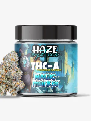 THC-A Flower / Magic Marker / 3.5g Jar / Haze Exotics