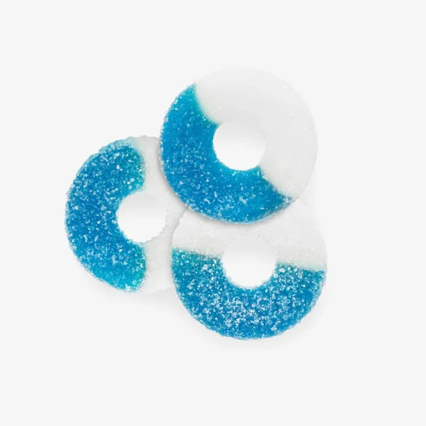 Gummies Rings - 250/500/750/1000mg Blue Raspberry - Just CBD
