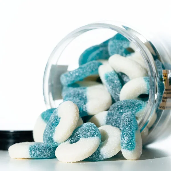 Gummies Rings - 250/500/750/1000mg Blue Raspberry - Just CBD