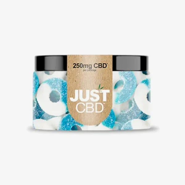 Gummies Rings - 250/500/750/1000mg Blue Raspberry - Just CBD
