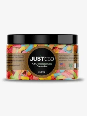 Gummy Sour Worms - 250/500mg - Just CBD