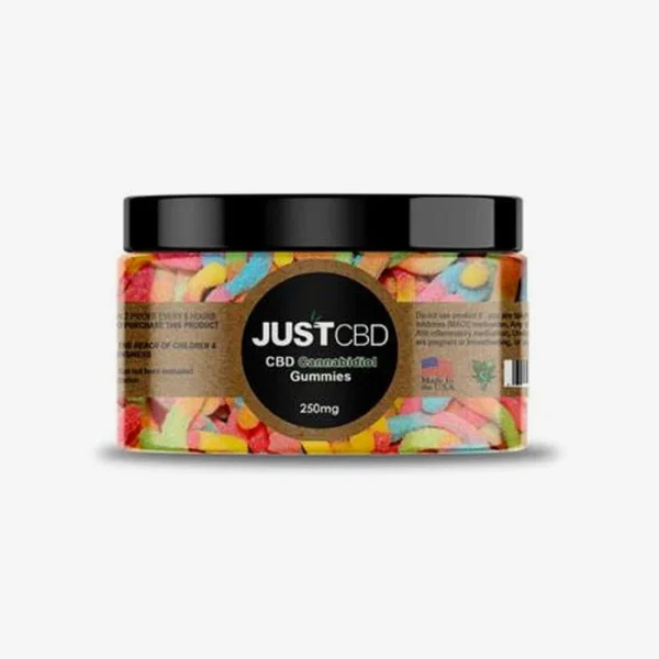 Gummy Sour Worms - 250/500mg - Just CBD