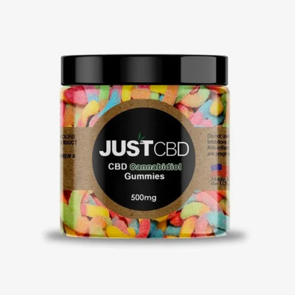 Gummy Sour Worms - 250/500mg - Just CBD