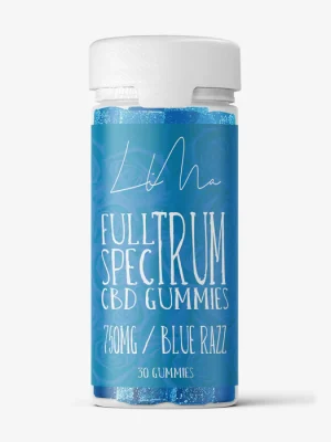 Full Spectrum CBD Gummies - 30ct - Blue razz - Lima