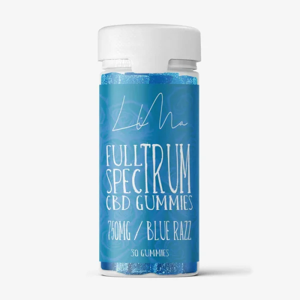 Full Spectrum CBD Gummies - 30ct - Blue razz - Lima