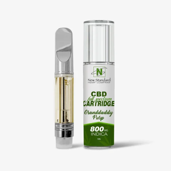 new-standard-cbd-cartridge-grandaddy-purp CBD Vape Cartridge / Grandaddy Purp / New Standard Hemp
