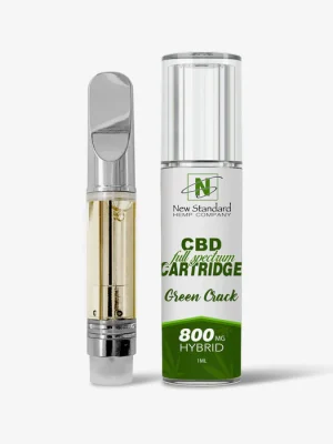 CBD Vape Cartridge / Green Crack / New Standard Hemp
