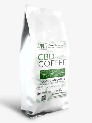 CBD Infused Ground Coffee - Colombian - 400mg