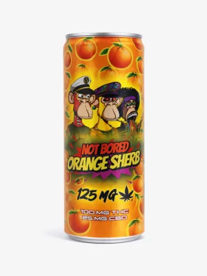 Not Bored - Orange Sherb - 100mg THC - 25mg CBD