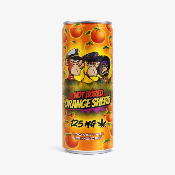 Not Bored - Orange Sherb - 100mg THC - 25mg CBD