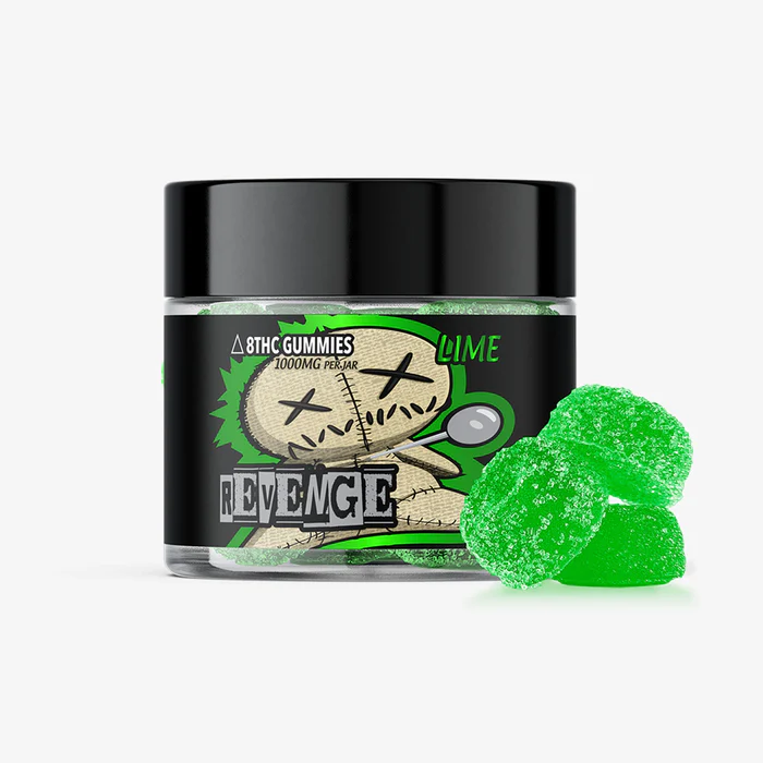Delta 8 THC 100mg Gummies - Lime 10ct - REVENGE
