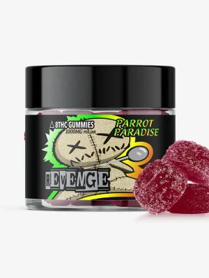 Delta 8 THC 100mg Gummies - Parrot Paradise 10ct - REVENGE