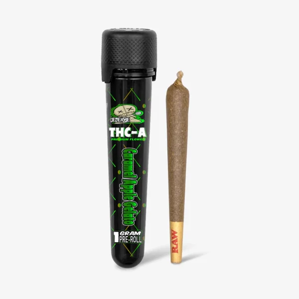 THC-A Flower / Caramel Apple Gelato / 1g Preroll / Revenge