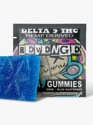 D9 Gummies - 50mg - Blue Razz 1ct - Revenge