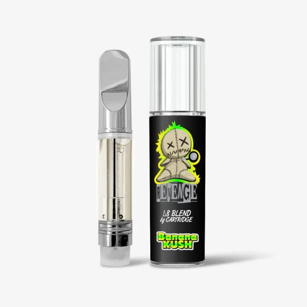 Delt 8 Blended Cartridge - Banana Kush - Revenge