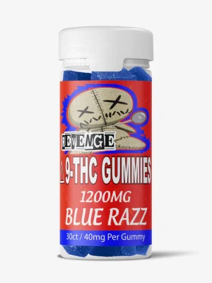 Delta 9 THC Gummies - 40mg - Blue Razz 30ct - REVENGE
