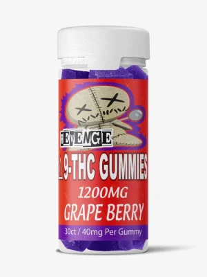 Delta 9 THC Gummies - 40mg - Grape Berry 30ct - REVENGE