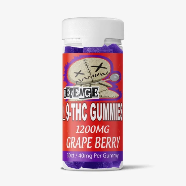 Delta 9 THC Gummies - 40mg - Grape Berry 30ct - REVENGE