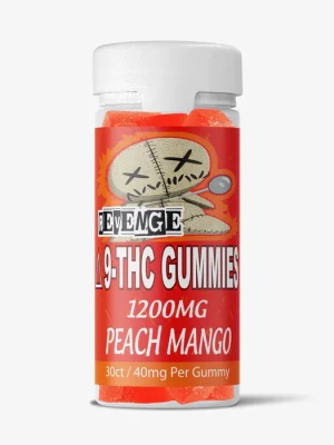 Delta 9 THC Gummies - 40mg - Peach Mango 30ct - REVENGE