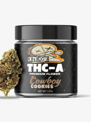 THC-A Flower / Cowboy Cookies / 3.5g Jar / Revenge
