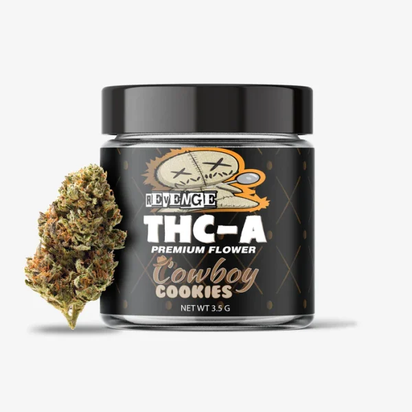 THC-A Flower / Cowboy Cookies / 3.5g Jar / Revenge
