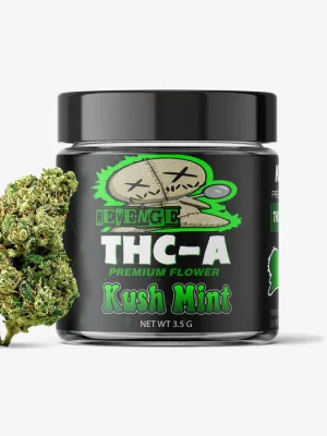 THC-A Flower / Kush Mint / 3.5g Jar / Revenge