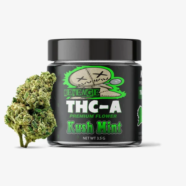 THC-A Flower / Kush Mint / 3.5g Jar / Revenge