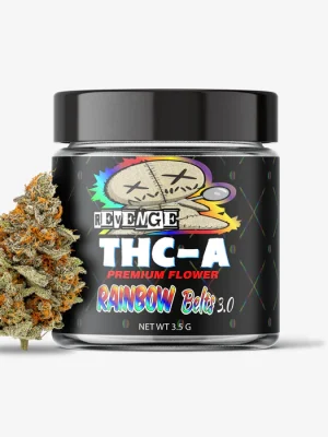 THC-A Flower / Rainbow Belts / 3.5g Jar / Revenge