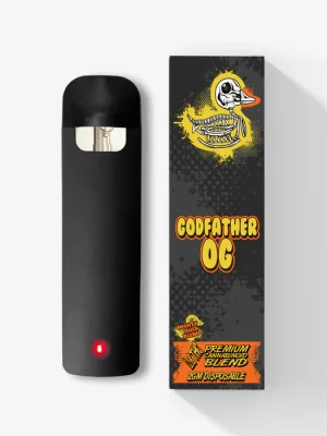 Delta 8 THC Blended Disposable - 2g - Godfather OG - Rubber Duckie