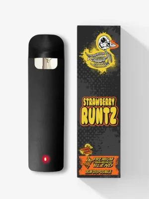 Delta 8 THC Blended Disposable - 2g - Strawberry Runtz - Rubber Duckie