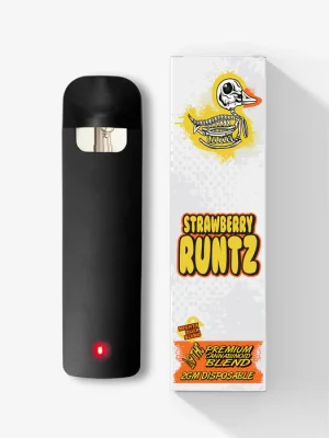 Delta 9 THC Disposable - 2g - Strawberry Runtz - Rubber Duckie