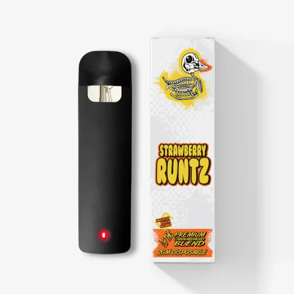 Delta 9 THC Disposable - 2g - Strawberry Runtz - Rubber Duckie
