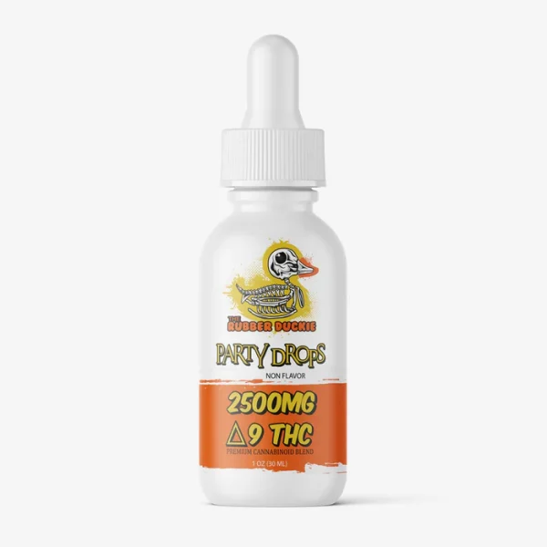 Delta 9 THC Tincture / 30ML / Party Drops / Rubber Duckie