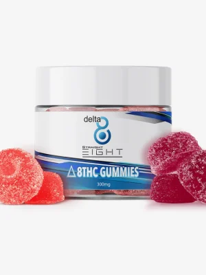Delta 8 THC 30mg Gummies - 10ct Tropical - Straight 8
