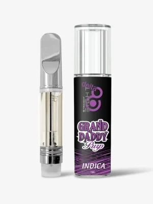 Delta 8 THC Cartridge - Grandaddy Purp - Straight 8