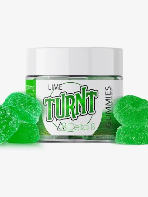 Delta 8 THC 30mg Gummies - Lime 10ct - TURNT