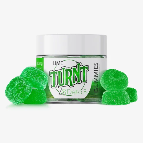 Delta 8 THC 30mg Gummies - Lime 10ct - TURNT
