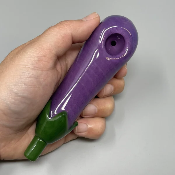 Empire Glassworks Dry Pipe - Eggplant